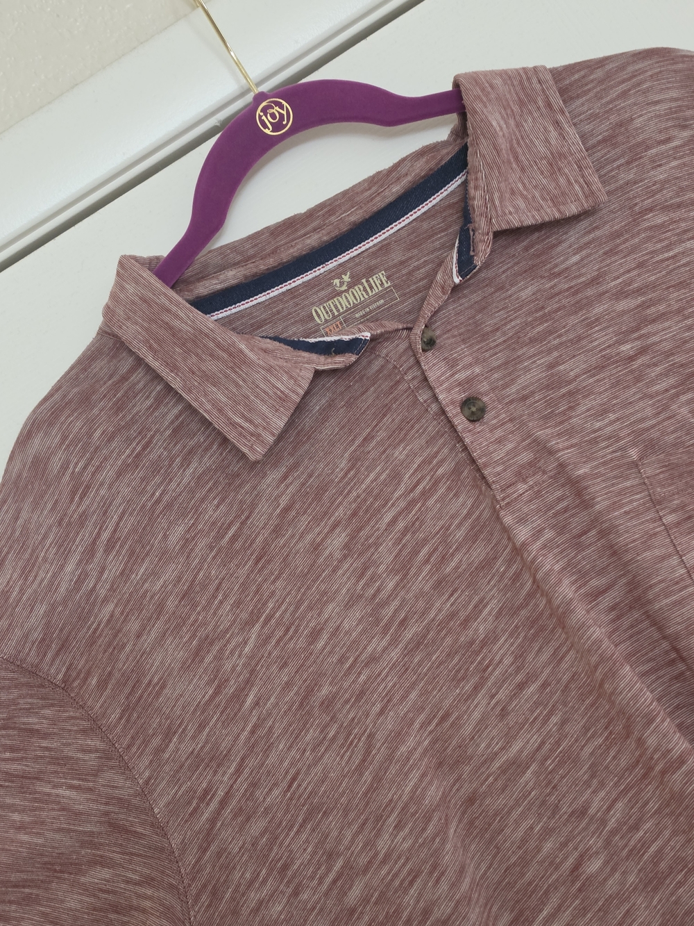 Outdoor Life Men's Marled Rose Polo Shirt